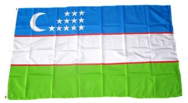 Flagge Fahne Usbekistan 90 x 150 cm