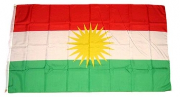 Flagge Fahne Kurdistan 90 x 150 cm