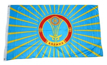 Flagge Fahne Kasachstan - Astana 90 x 150 cm