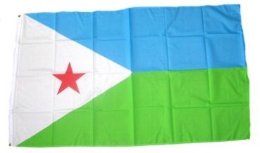 Flagge Fahne Dschibuti 90 x 150 cm