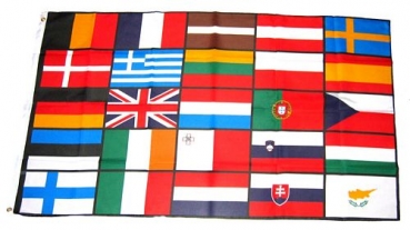 Flagge Fahne Europa 25 Länder 90 x 150 cm