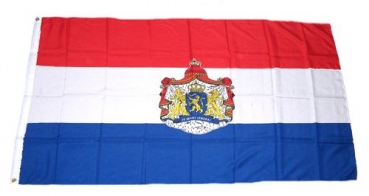 Flagge Fahne Niederlande Wappen 90 x 150 cm