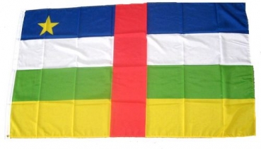 Flagge Fahne Zentralafrikanische Republik 90 x 150 cm
