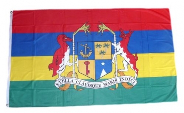Flagge Fahne Mauritius Wappen 90 x 150 cm