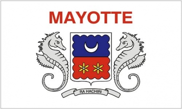 Flagge Fahne Frankreich - Mayotte 90 x 150 cm