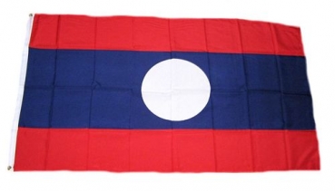 Flagge Fahne New Laos 90 x 150 cm