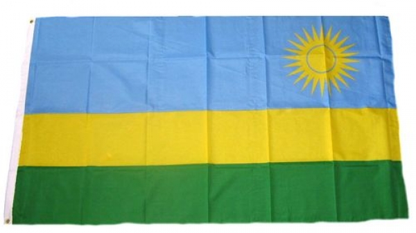 Flagge Fahne Ruanda 90 x 150 cm