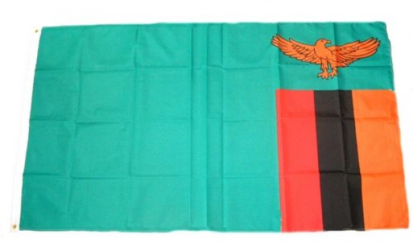 Flagge Fahne Sambia 90 x 150 cm