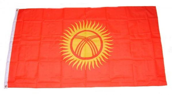 Flagge Fahne Kirgistan 90 x 150 cm